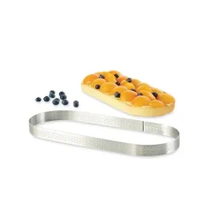 Cercle À Patisserie*DE BUYER Cercle perforé forme Oblong 30 x 11 cm de L'école Valrhona par