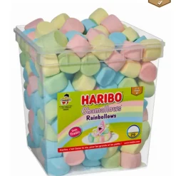Produits Sans Gluten|Confiserie*HARIBO Chamallows Rainbollows x 210 - Boîte Bonbon