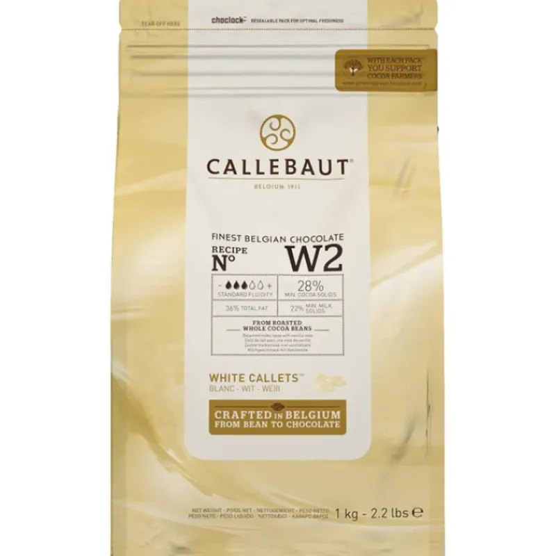 Chocolat De Couverture*CALLEBAUT Chocolat Blanc 28% W2 1kg