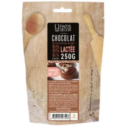Chocolat De Couverture*PATISDECOR Chocolat de Couverture Au Lait Lactée 35% 250 g Patisdécor