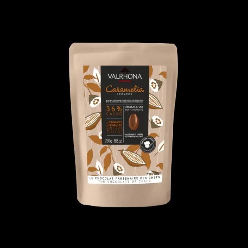 Chocolat De Couverture*VALRHONA Chocolat de Couverture Lait Caramelia 36% 250g