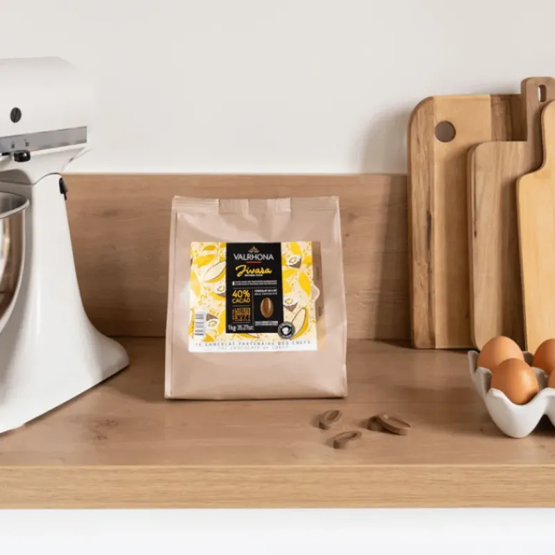 Chocolat De Couverture*VALRHONA Chocolat de Couverture Lait Jivara 40% 1kg
