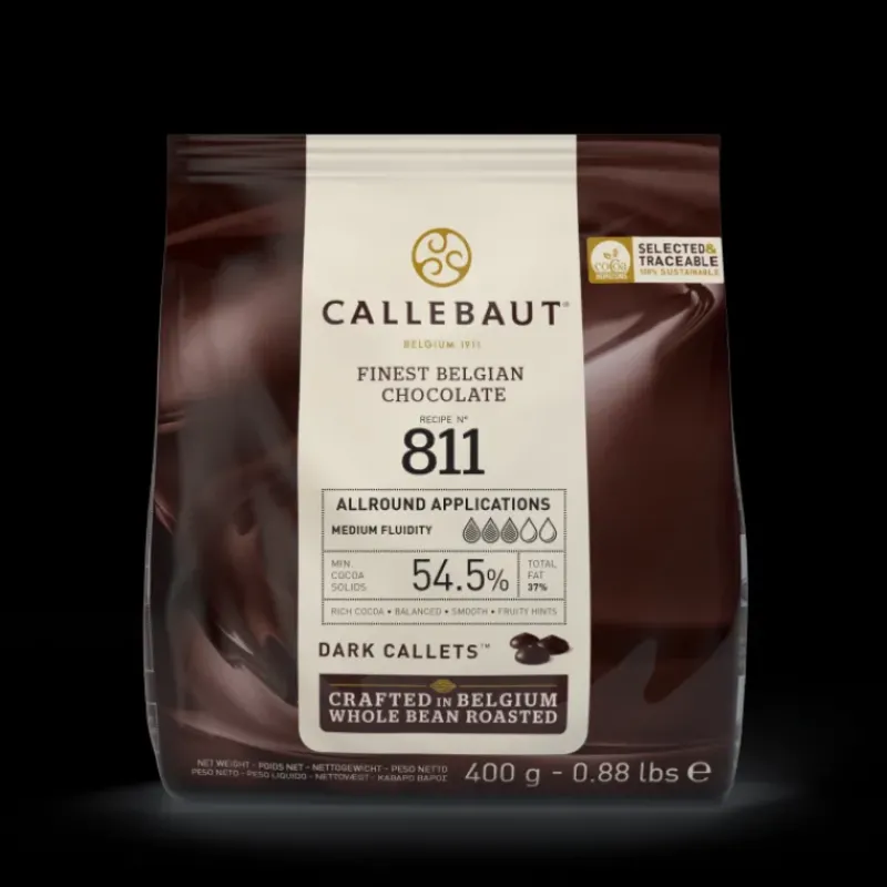 Chocolat De Couverture*CALLEBAUT Chocolat Noir 54,5% N°811 400g