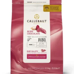 Chocolat De Couverture*CALLEBAUT Chocolat Ruby RB1 47,3% 2,5 kg