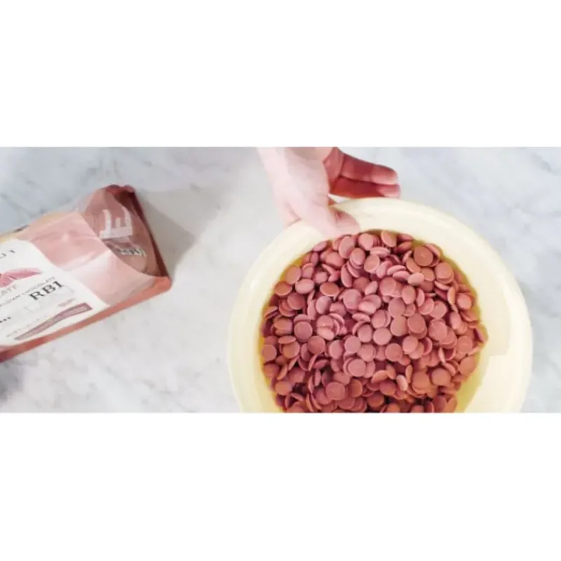 Chocolat De Couverture*CALLEBAUT Chocolat Ruby RB1 47,3% 2,5 kg