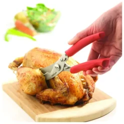 Ciseaux De Cuisine*MASTRAD Ciseaux à Pizza et à Volaille en inox rouge