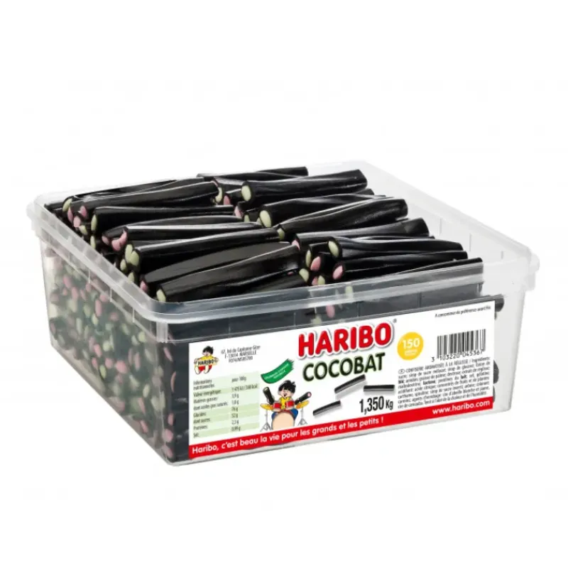 Confiserie*HARIBO Cocobat x 150 - Boîte Bonbon