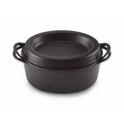 Cocotte En Fonte*LE CREUSET Cocotte Doufeu Ovale en Fonte 32 cm Noir Mat