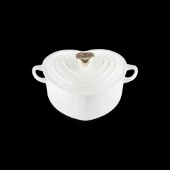 Cocotte En Fonte*LE CREUSET Cocotte en Fonte Cœur 20 cm Blanc