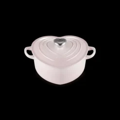 Cocotte En Fonte*LE CREUSET Cocotte en Fonte Cœur 20 cm Shell Pink