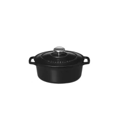 Cocotte En Fonte*CHASSEUR Cocotte en Fonte Ovale 17 cm Noir Mat