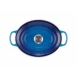 Cocotte En Fonte*LE CREUSET Cocotte en Fonte Ovale 29 cm Azur Signature