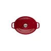 Cocotte En Fonte*CHASSEUR Cocotte en Fonte Ovale 27 cm Rouge