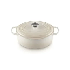 Cocotte En Fonte*LE CREUSET Cocotte en fonte Ovale 31 cm Meringue Signature