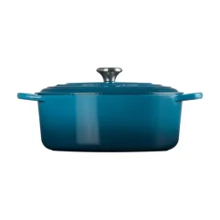 Cocotte En Fonte*LE CREUSET Cocotte en fonte Ovale 31 cm Deep Teal Signature