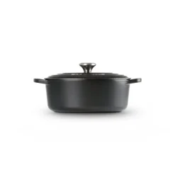 Cocotte En Fonte*LE CREUSET Cocotte en fonte Ovale 35 cm Noir mat Signature