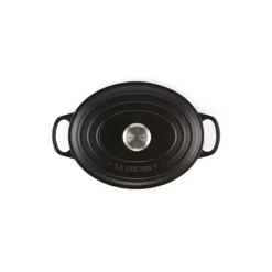 Cocotte En Fonte*LE CREUSET Cocotte en fonte Ovale 35 cm Noir mat Signature