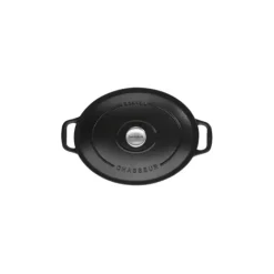 Cocotte En Fonte*CHASSEUR Cocotte en Fonte Ovale 35 cm Noir Mat
