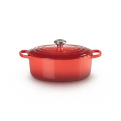 Cocotte En Fonte*LE CREUSET Cocotte en Fonte Ovale 27 cm Cerise Signature