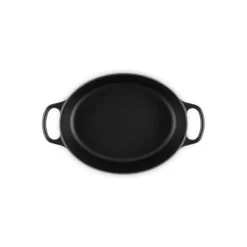 Cocotte En Fonte*LE CREUSET Cocotte en fonte Ovale 27 cm Noir Mat Signature