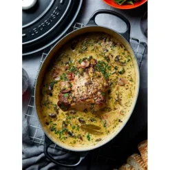 Cocotte En Fonte*LE CREUSET Cocotte en fonte Ovale 33 cm Noir mat Signature