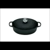 Cocotte En Fonte*LE CREUSET Cocotte en Fonte Ovale Basse 27 cm Noir Mat Signature