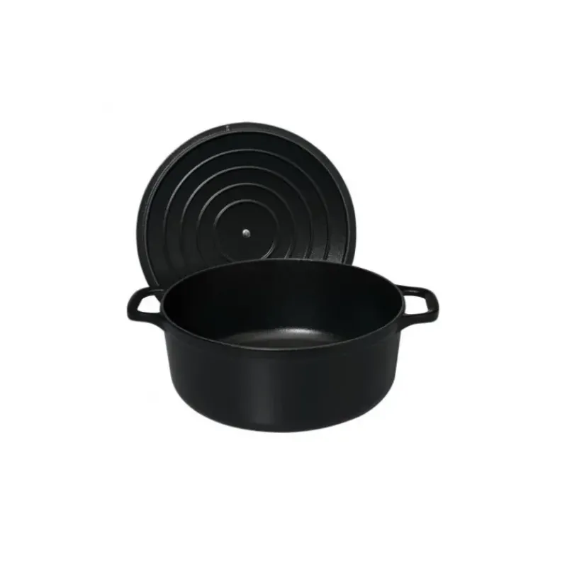 Cocotte En Fonte*CHASSEUR Cocotte en Fonte Ronde 22 cm Noir Mat
