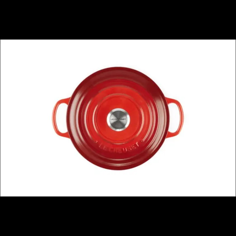 Cocotte En Fonte*LE CREUSET Cocotte en Fonte Ronde 20 cm Cerise Signature