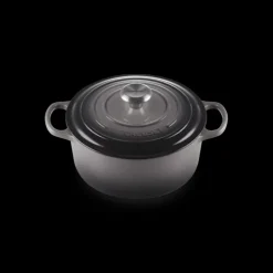 Cocotte En Fonte*LE CREUSET Cocotte en fonte Ronde 24 cm Flint Signature