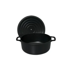 Cocotte En Fonte*CHASSEUR Cocotte en Fonte Ronde 20 cm Noir Mat