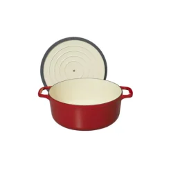 Cocotte En Fonte*CHASSEUR Cocotte en Fonte Ronde 18 cm Rouge