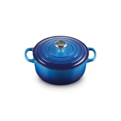 Cocotte En Fonte*LE CREUSET Cocotte en Fonte Ronde 20 cm Azur Signature