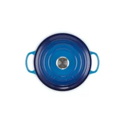 Cocotte En Fonte*LE CREUSET Cocotte en Fonte Ronde 20 cm Azur Signature