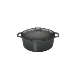 Cocotte En Fonte*CHASSEUR Cocotte en Fonte Ronde 24 cm Caviar