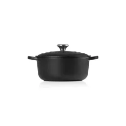 Cocotte En Fonte*LE CREUSET Cocotte en fonte Ronde 24 cm Noir mat Signature