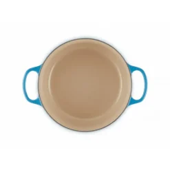 Cocotte En Fonte*LE CREUSET Cocotte en fonte Ronde 24 cm Azur Signature