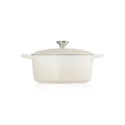 Cocotte En Fonte*LE CREUSET Cocotte en fonte Ronde 24 cm Meringue Signature