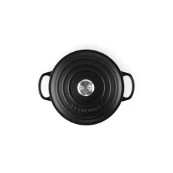 Cocotte En Fonte*LE CREUSET Cocotte en Fonte Ronde 26 cm Noir mat Signature