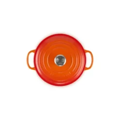 Cocotte En Fonte*LE CREUSET Cocotte en fonte Ronde 24 cm Volcanique Signature
