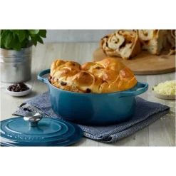 Cocotte En Fonte*LE CREUSET Cocotte en fonte Ronde 24 cm Deep Teal Signature