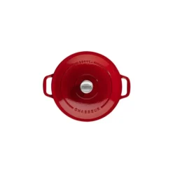 Cocotte En Fonte*CHASSEUR Cocotte en Fonte Ronde 26 cm Rubis