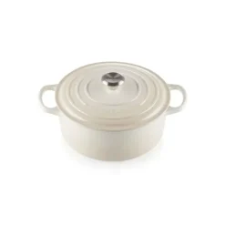 Cocotte En Fonte*LE CREUSET Cocotte en fonte Ronde 26 cm Meringue Signature
