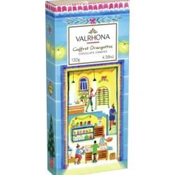 Chocolats À Offrir|Confiserie*VALRHONA Coffret Orangettes Noël au Chocolat Noir 130 g