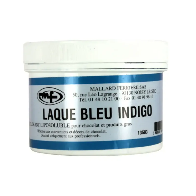 Colorants Alimentaires*MALLARD FERRIERE Colorant alimentaire Bleu Indigo E132 Poudre Liposoluble 60g