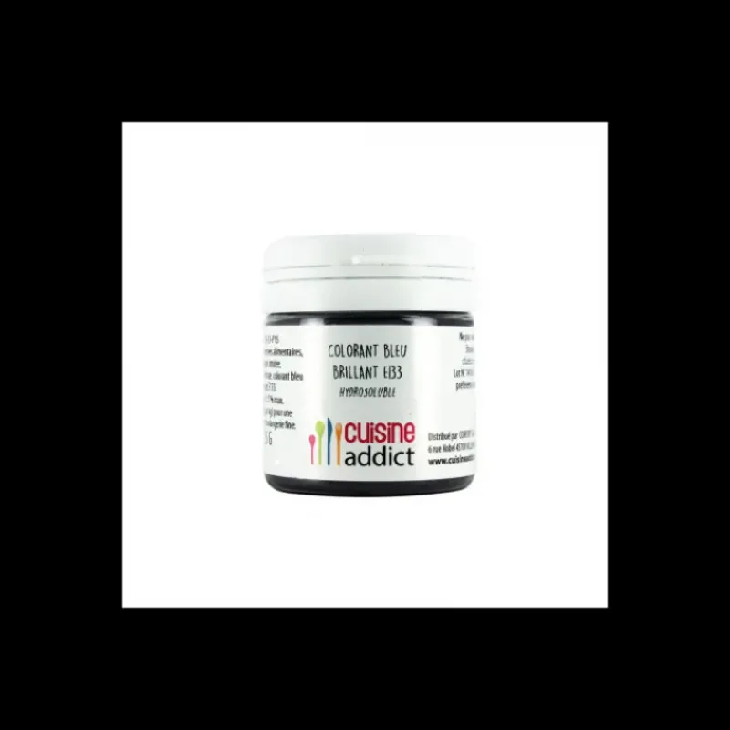 Colorants Alimentaires*CUISINEADDICT Colorant Alimentaire Bleu Brillant E133 25 g Poudre Hydrosoluble