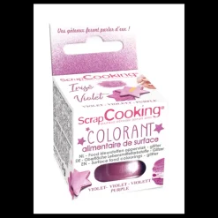 Colorants Alimentaires*SCRAPCOOKING Colorant Alimentaire de Surface Irisé Violet 5 g