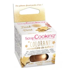 Colorants Alimentaires*SCRAPCOOKING Colorant Alimentaire en Poudre Doré 5g