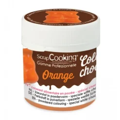 Colorants Alimentaires*SCRAPCOOKING Colorant Alimentaire en Poudre Liposoluble Orange 5g Color'Choco