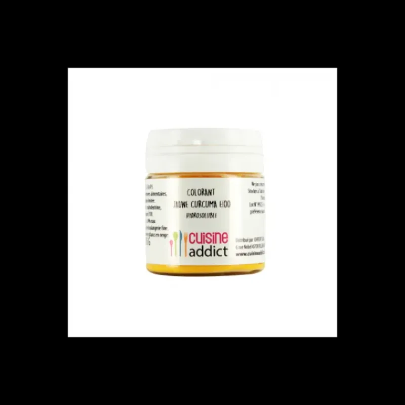 Colorants Alimentaires*CUISINEADDICT Colorant alimentaire Jaune Curcuma E100 15g Poudre Hydrosoluble