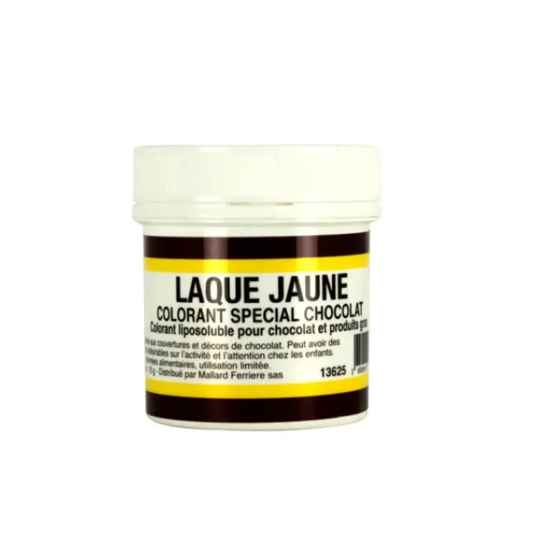 Colorants Alimentaires*MALLARD FERRIERE Colorant alimentaire Jaune E104 Poudre Liposoluble 15g